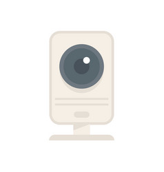 Web Camera Icon Flat Video Camcorder