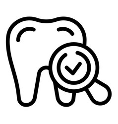 Puppy Tooth Icon Outline Pet Animal