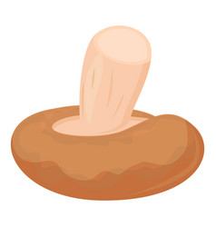 Agriculture Shitake Icon Cartoon Mushroom