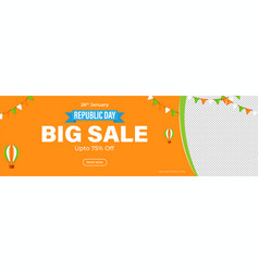 For Indian Republic Day Sale Banner