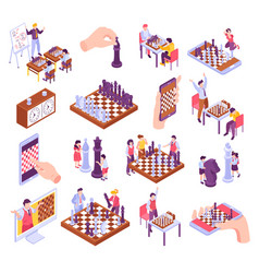 Isometric Chess Set