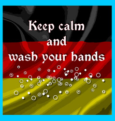 Keep Calm And Wash Your Hands Label