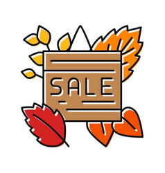 Sale Autumn Color Icon