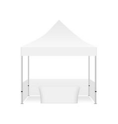 Trade Show Canopy Tent With Demonstration Table