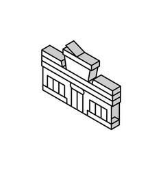 Convenience Store Isometric Icon