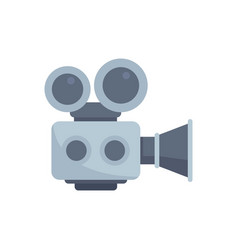 Reel Camera Icon Flat Video Camcorder