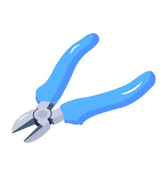 Premium Flat Icon Of Wire Cutter