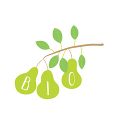 Bio Quote Lettering Branch With Pears