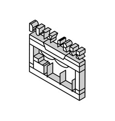 Duty Free Shop Isometric Icon