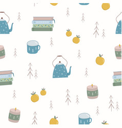 Winter Cozy Seamless Pattern - Kettle Books