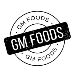 Gm Foods Rubber Stamp