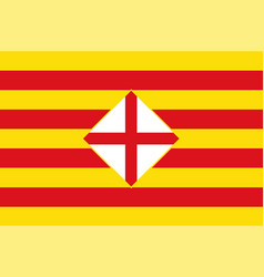 Province Barcelona Flag