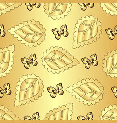 Seamless Golden Pattern