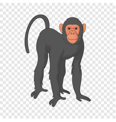 Bonobo Monkey Icon Cartoon Style