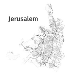 Jerusalem Map Detailed Map City