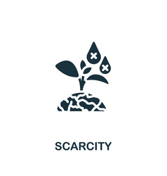 Scarcity Icon Monochrome Simple Neuromarketing