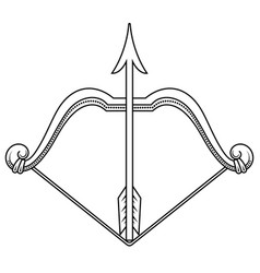 Design In Old Norse Style Bow And Arrow