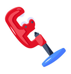 Modern Flat Icon Of Clamp