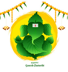 Lord Ganpati On Ganesh Chaturthi Beautiful Green