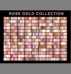 Set Of Gold Rose Foil Texture Collection Of Pink