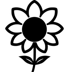 Flower - Black And White