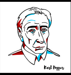 Karl Popper Portrait