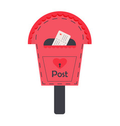 Love Mailbox With Letter And Heart Lock