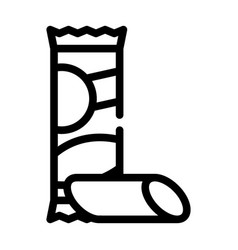 Rigatoni Pasta Line Icon