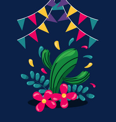 Design Cinco De Mayo Cactus Flat