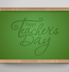 Happy Teachers Day greeting card Teachers Day Vector Image