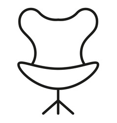 Egg Chair Stroke Icon