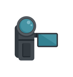 Family Camera Icon Flat Camcorder Video