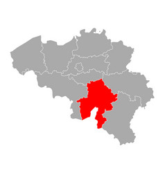 Map Namur In Belgium