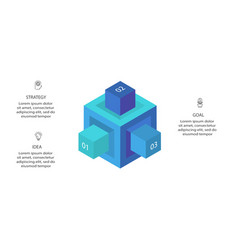 Pyramid Square Infographic Chart Diagram Square