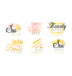 Set Of Spa Salon Logo Design Beauty Center