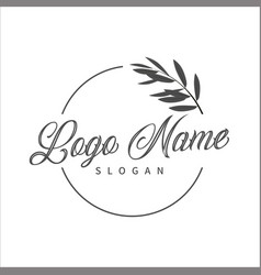 Printfashion Boutique Floral And Botanical Logo