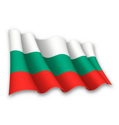 Realistic Waving Flag Of Bulgaria