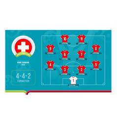 Switzerland Line-up Football 2020 Tournament