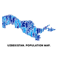 People Uzbekistan Map