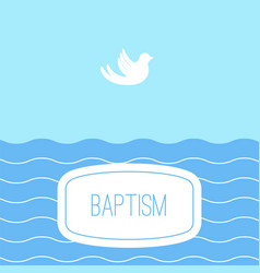 Beach Baptism Invitation Template