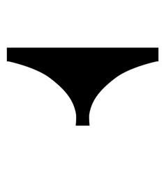 Female Thong Flat Icon