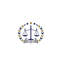 Law Education Logo Design