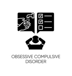 Obsessive-compulsive Disorder Glyph Icon