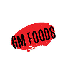 Gm Foods Rubber Stamp