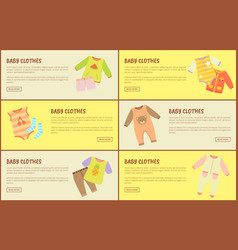 Baby Clothes Web Pages Set