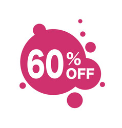 60 Percent Off Concept