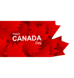 Canada Day 1st Of July Banner Design Of Maple