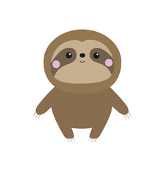 Sloth Icon Cute Cartoon Kawaii Funny Baby