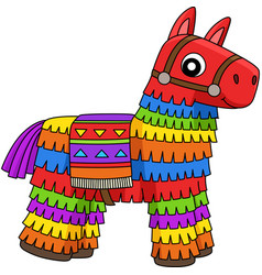 Pinata Cartoon Colored Clipart