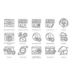 Cms Content Management System Icons